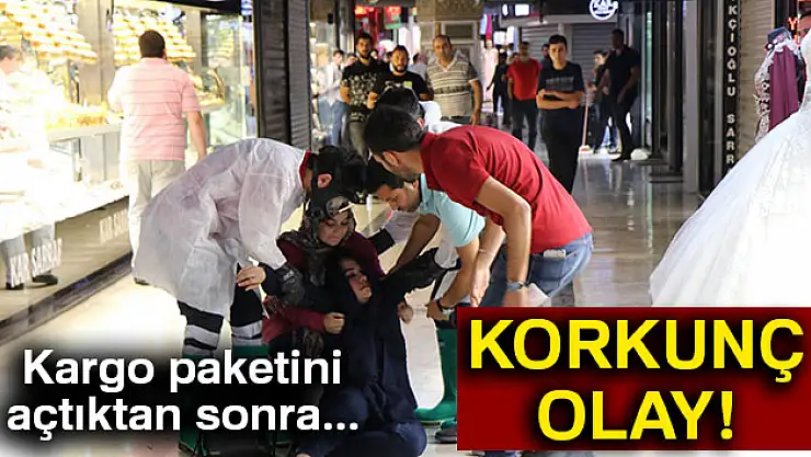 Kayseri'de korkunç olay! Kargo paketini açtıktan sonra...