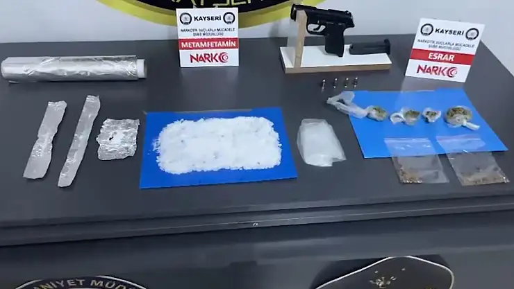 KAYSERİ'DE NARKOTİK OPERASYONU: 5 KİŞİ YAKALANDI