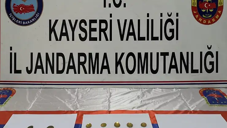 Kayseri'de tarihi eser operasyonu