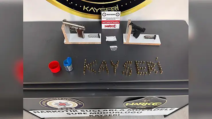 KAYSERİ'DE UYUŞTURUCU MADDE OPERASYONU: 3 GÖZALTI