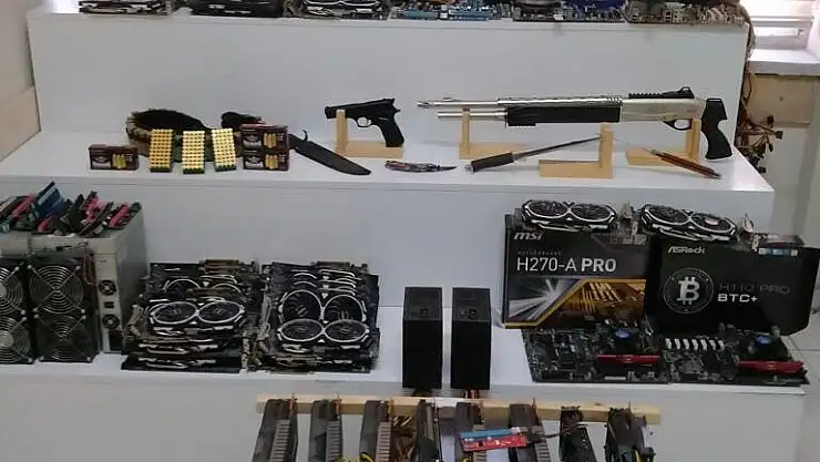 KAYSERİ'DE YASA DIŞI BİTCOİN OPERASYONU: 6 GÖZALTI