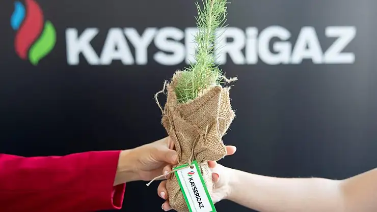 KAYSERİGAZ, 'DAHA YEŞİL BİR KAYSERİ' İÇİN ABONELERİNE FİDAN HEDİYE ETTİ