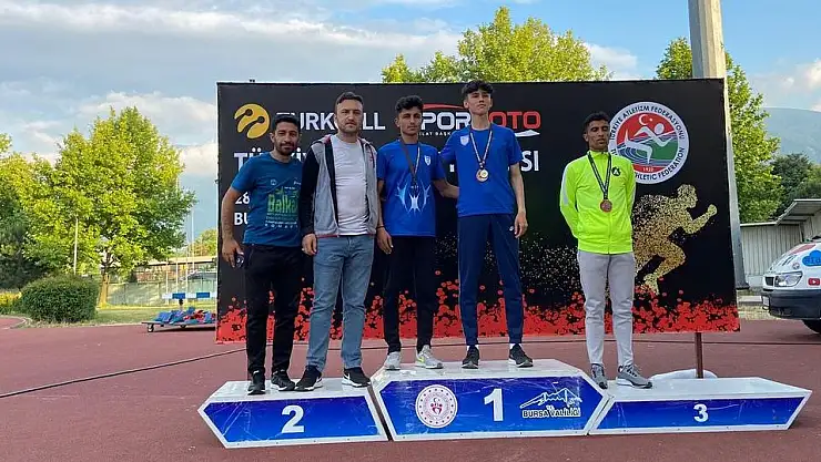 KAYSERİLİ ATLETLER BURSA'DAN 5 MADALYA İLE DÖNDÜ