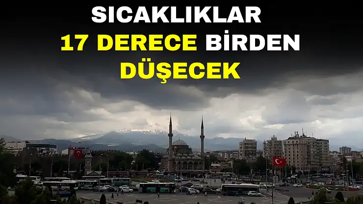 KAYSERİLİLER DİKKAT! SICAKLIKLAR 17 DERECE BİRDEN DÜŞECEK