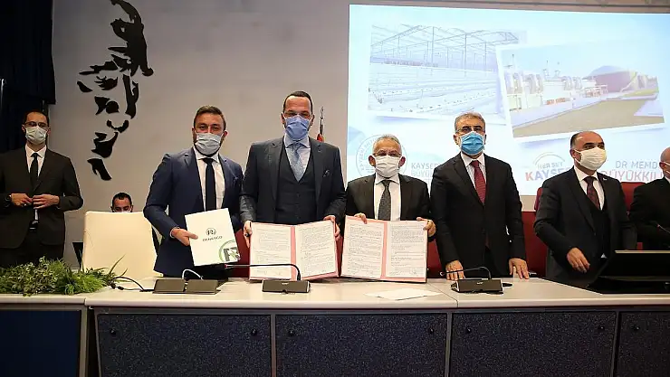 KAYSERİ'NİN EN BÜYÜK BİYOGAZ SANTRALİ İÇİN İMZALAR ATILDI