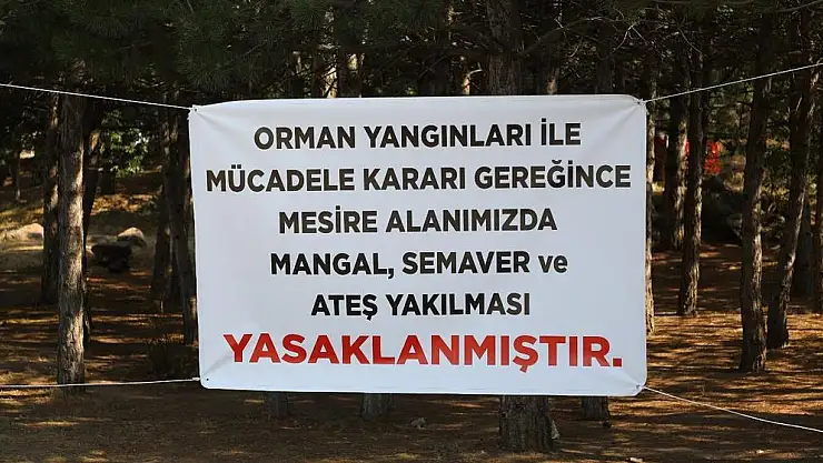 KAYSERİ'NİN O BÖLGELERİNDE MANGAL YAKMAK YASAKLANDI