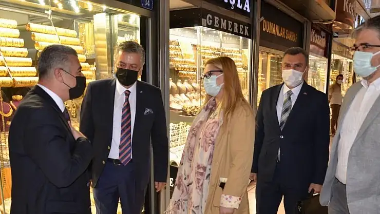 KAZANCILAR ÇARŞISINDA COVID-19 DENETİMİ