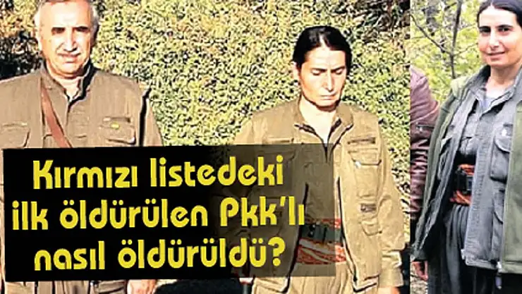 Kırmızı listedeki  ilk öldürülen Pkk'lı nasıl öldürüldü?