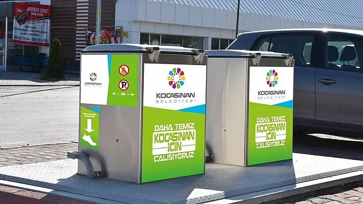 KOCASİNAN, ÇEVRE DOSTU YERALTI KONTEYNER SAYISINI ARTIRIYOR