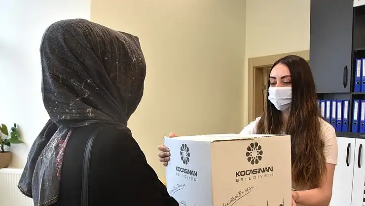 KOCASİNAN'DAN ÇÖLYAKLILARA ÖZEL GLÜTENSİZ GIDA PAKETİ