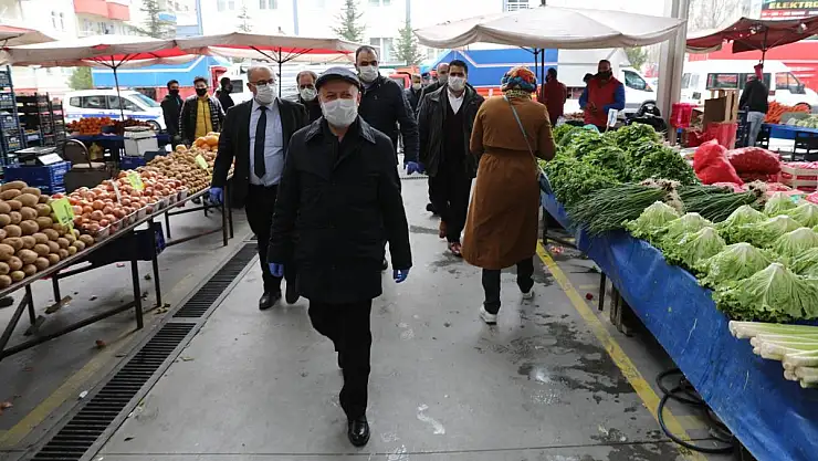 KOCASİNAN'IN PAZAR YERLERİNDE TÜM TEDBİRLER EN ÜST SEVİYEDE