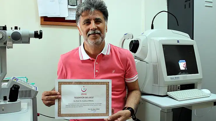 Kornea naklinde Türkiye'nin rekorunu kırdı