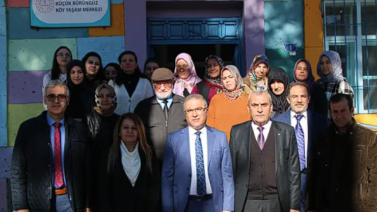 KÜÇÜK BÜRÜNGÜZ KÖY YAŞAM MERKEZİ TANITILDI