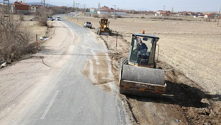 KÜÇÜK BÜRÜNGÜZ VE TURAN MAHALLELERİ ARASI YOL İMAR PLANINA GÖRE GENİŞLİYOR