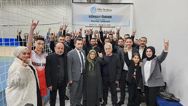 KÜRŞAT ÖNDER İLÇELER ARASI VOLEYBOL TURNUVASI TAMAMLANDI