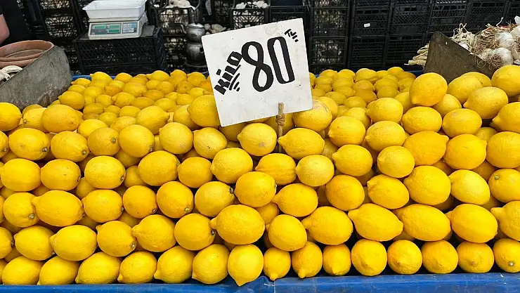 LİMON FİYATLARI YÜKSELİŞE GEÇTİ