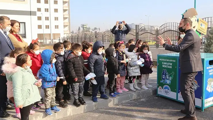 MELİKGAZİ BELEDİYESİ'NDEN ANAOKULLARDA SIFIR ATIK FARKINDALIĞI