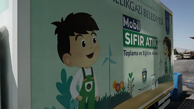 Melikgazi'ye 'Mobil Sıfır Atık Toplama ve Eğitim Aracı' alındı