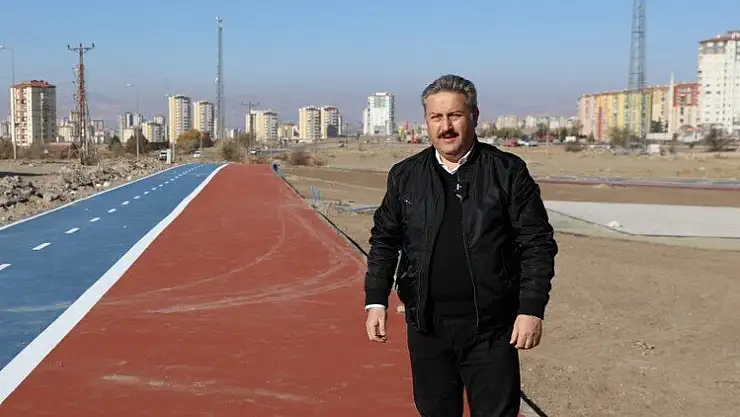 MELİKGAZİ'DE 10 KM BİSİKLET YOLU YAPILDI