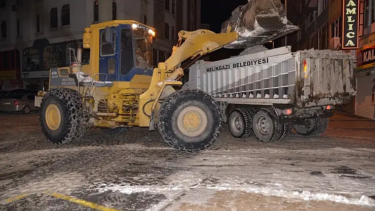 Melikgazi'de kesintisiz ulaşım devam ediyor