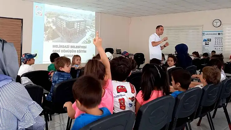 MELİKGAZİ'DEN ÖĞRENCİLERE GERİ DÖNÜŞÜM EĞİTİMİ