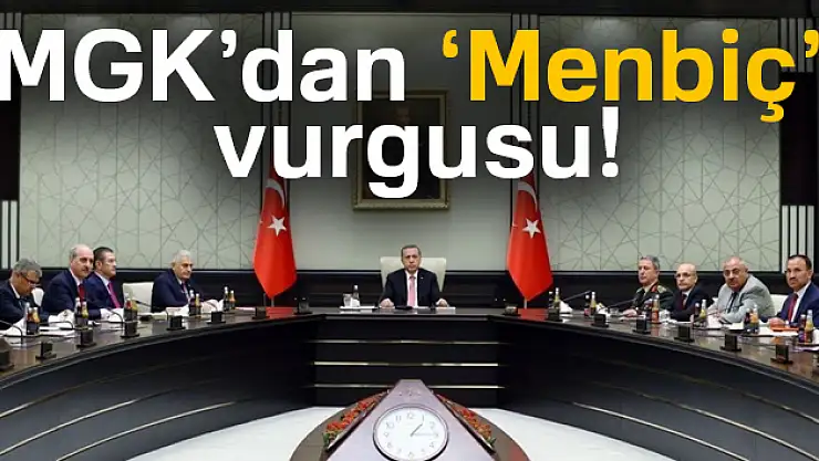 MGK'dan Menbiç vurgusu