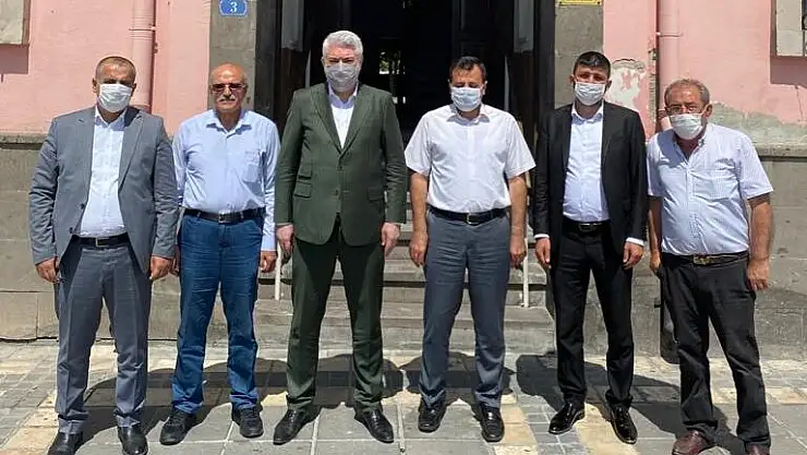 MHP İL BAŞKANI TOK'TAN BAŞKAN YAVUZ'A HAYIRLI OLSUN ZİYARETİ