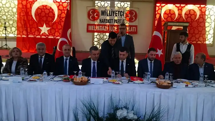 MHP MELİKGAZİ, MUHTARLARLA İSTİŞARE TOPLANTISI YAPTI
