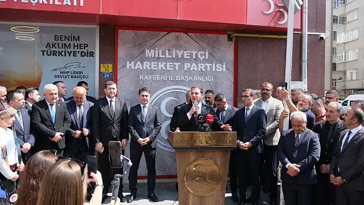 MHP KAYSERİ'DE BAYRAMLAŞMA PROGRAMI DÜZENLENDİ