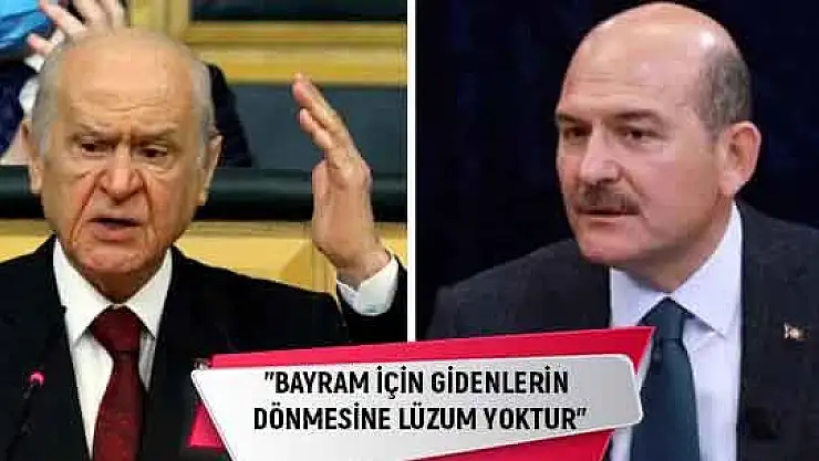 MHP LİDERİ, AFGANLAR KONUSUNDA BAKAN SOYLU KADAR İYİMSER DEĞİL