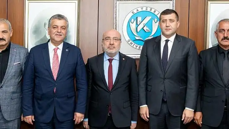 MHP'DEN REKTÖRLERE ZİYARET