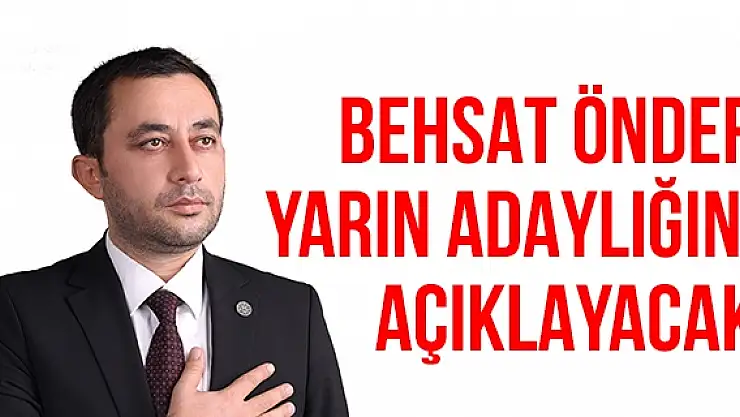 MHP'li Önder Talas Belediye Başkan aday adaylığını açıklayacak