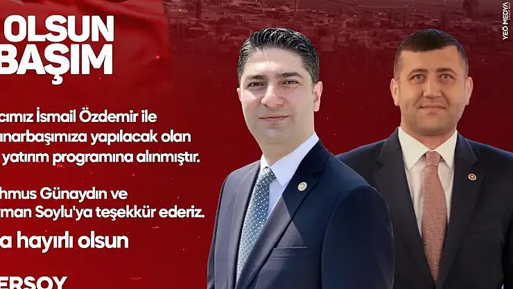 MHP'Lİ VEKİLLERDEN PINARBAŞI MÜJDESİ