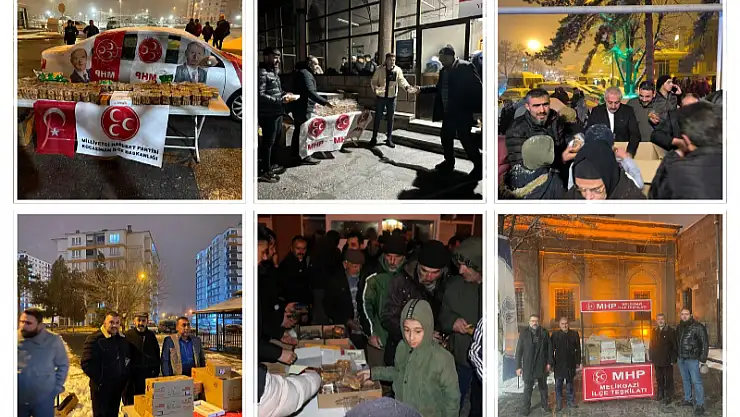 MHP'LİLER CEMAATE KANDİL SİMİDİ İKRAM ETTİ: BAHÇELİ İÇİN DUA İSTEDİ