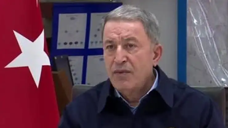MİLLİ SAVUNMA BAKANI HULUSİ AKAR'DAN MÜCADELE MESAJI