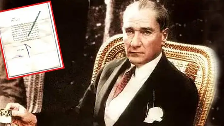 MUSTAFA KEMAL ATATÜRK'ÜN İSTİFA BELGESİ 20 BİN LİRAYA SATIŞA SUNULDU