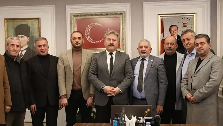 NAKLİYECİ ESNAFINDAN BAŞKAN PALANCIOĞLU'NA TEŞEKKÜR ZİYARETİ