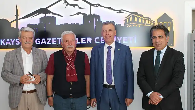 NAZMİ YÜCEL'DEN KAYSERİ GAZETECİLER CEMİYETİ'NE ZİYARET