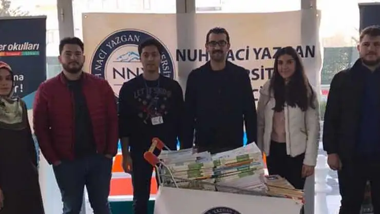 NNYÜ ÖĞRENCİLERİNDEN YKS'YE HAZIRLANAN ÖĞRENCİLERE DESTEK