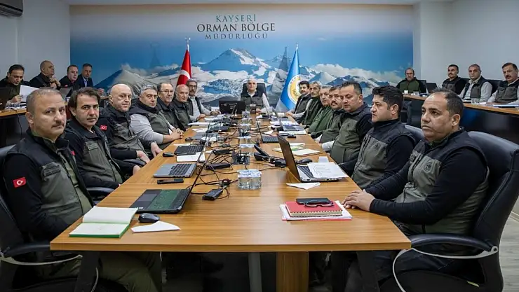 Orman Bölge Müdürlüğü'nde 2025 çalışma planı görüşüldü