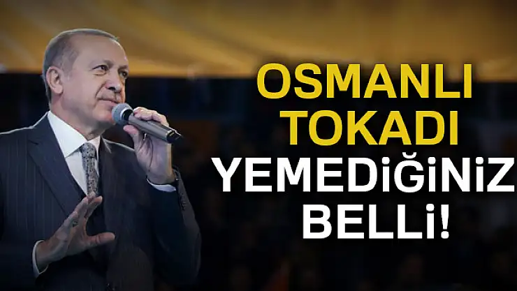 'Osmanlı tokadı yemediğiniz belli'