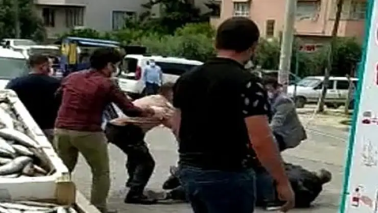 PAZARDA DENETİM YAPAN MEMURLAR DARP EDİLDİ