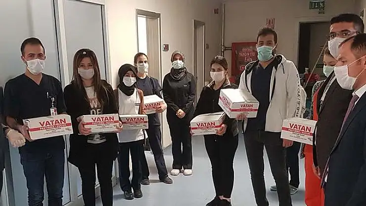 PINARBAŞI BELEDİYESİ SAĞLIK ÇALIŞANLARINI UNUTMADI!