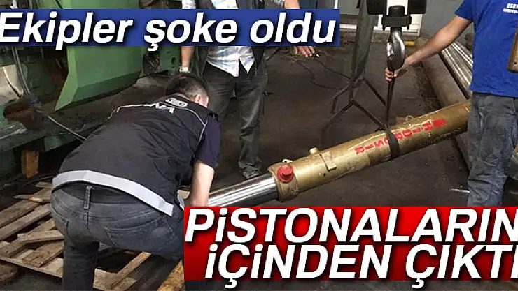 Pistonların içinden çıktı, ekipler şoke oldu!