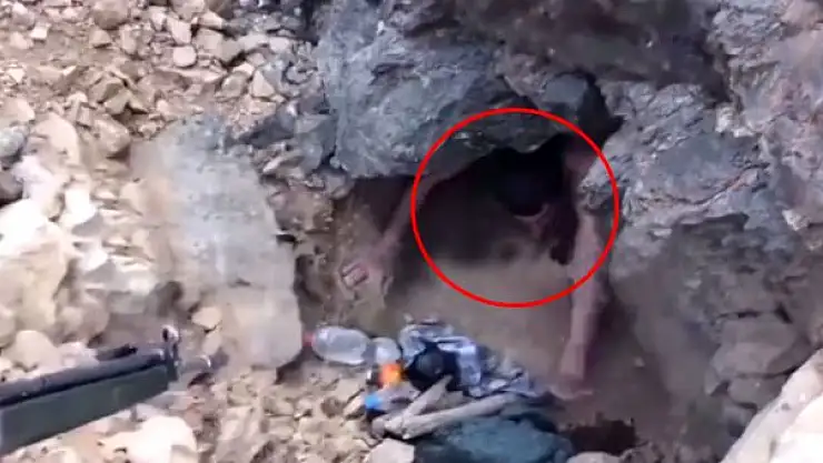 PKK'LI TERÖRİST SAKLANDIĞI MAĞARADAN ÇIKARILDI!