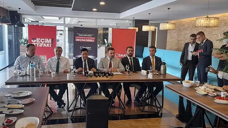 SAADET PARTİSİ GENEL BAŞKAN YARDIMCISI KAYA, KAYSERİ'DE GAZETECİLERLE BİR ARAYA GELDİ