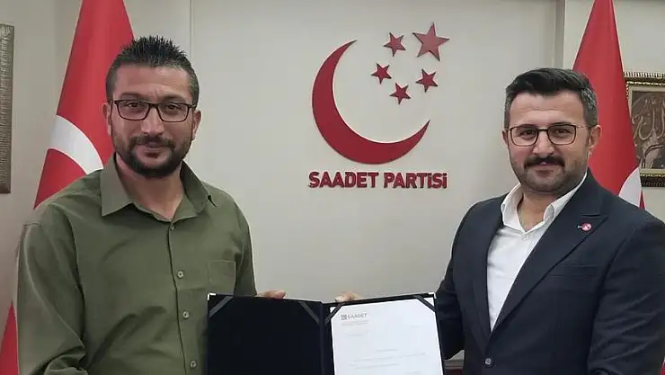 SAADET PARTİSİ HACILAR İLÇE BAŞKANI DEĞİŞTİ