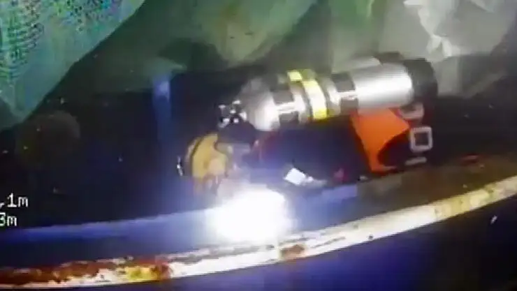 SARIYER'DE BATAN GEMİNİN ENKAZI GÖRÜNTÜLENDİ!