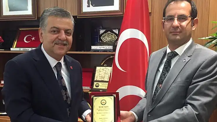 SİME-SEN KAYSERİ'DEN BAŞKAN İNCETOPRAK'A ZİYARET