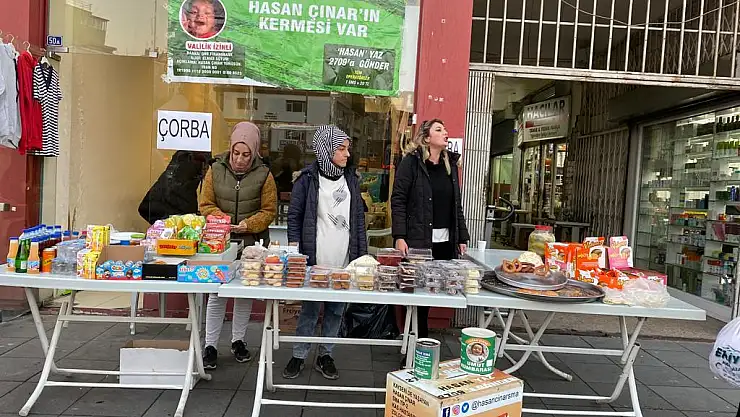 SMA HASTASI HASAN ÇINAR İÇİN KERMES DÜZENLENDİ 